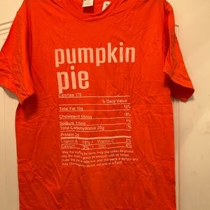 Pumpkin pie t shirt